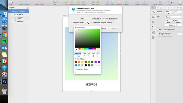Sketch 48 - Find and replace colors inside a gradient! смотреть онлайн