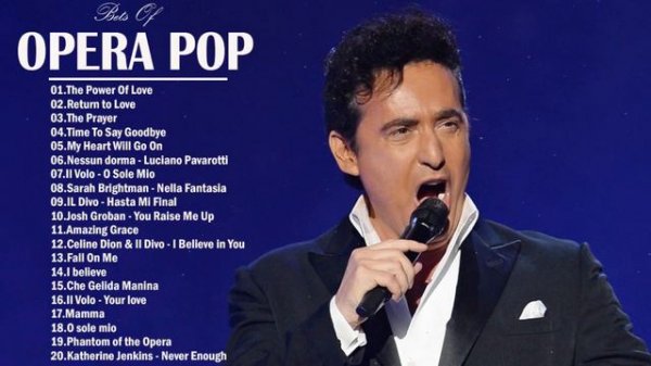 Best Opera Pop Songs Ever - Famous Opera Songs - Andrea Bocelli, Céline Dion, Sarah Brightman