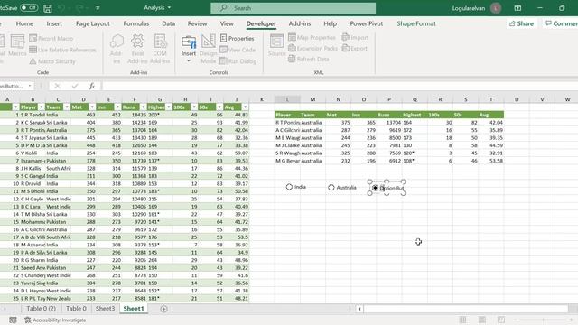 Excel Filter Function and Radio Button in Excel смотреть онлайн