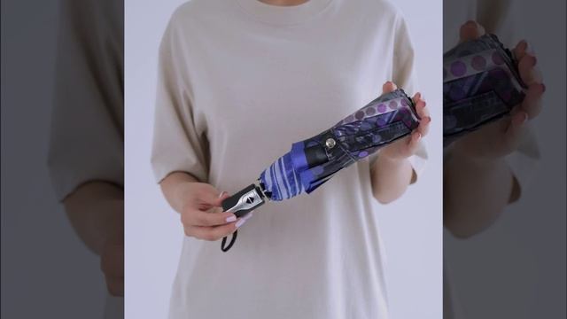 UFLS0017-9 Зонт жен. Fabretti, облегченный автомат, 3 сложения, сатин