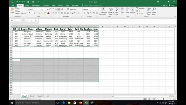 How to select visible cells in excel. || How to copy and paste filter data смотреть онлайн