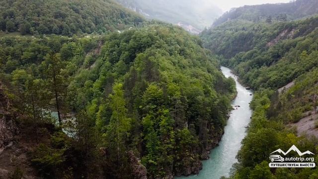 Каньон реки Тара (Tara river), Черногория смотреть онлайн