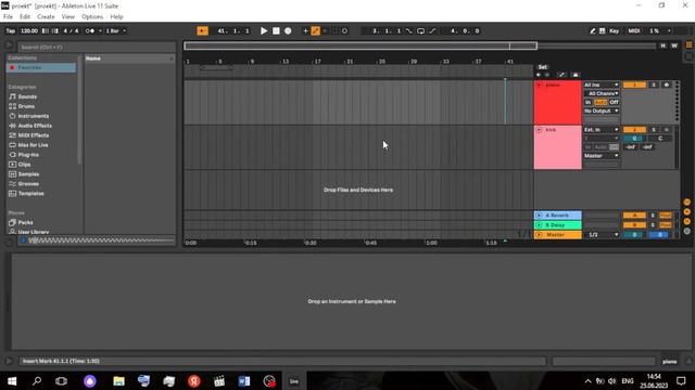 Горячие клавиши Ableton Live 11