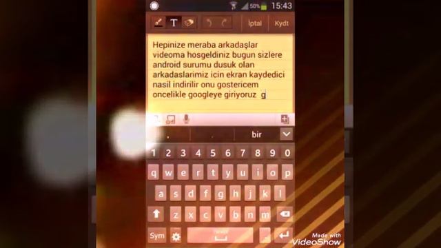 ANDROİD 4.2.2 EKRAN KAYDEDİCİ 2019! / SCREEN RECORDER смотреть онлайн