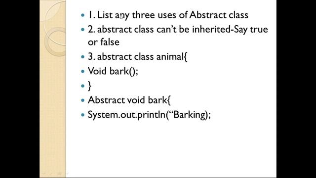 Abstract Class & Final Keyword in Java смотреть онлайн