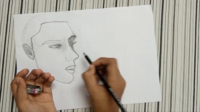How To Draw The Side Portrait Of A Boy | Easy Portrait Drawing | The Drawing Corner смотреть онлайн