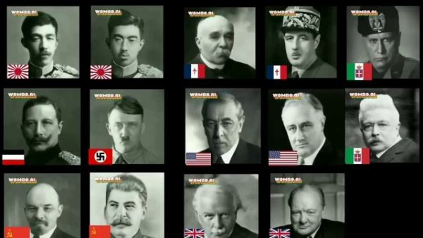 WW2 and WW1 leaders singing witch doctor ?