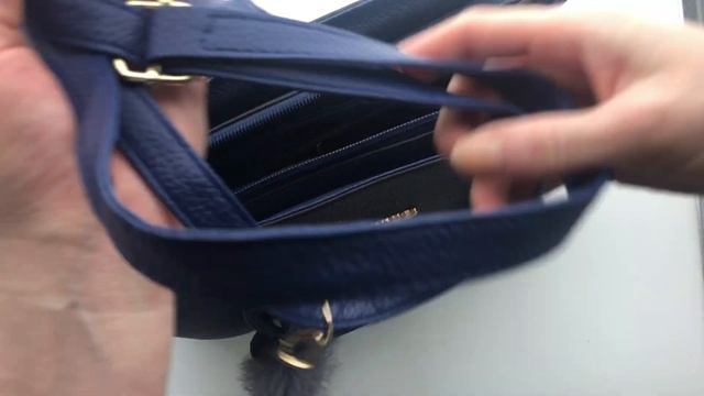 Женская сумка "Нью-Джерси" - Синяя - обзор, видео о сумке. смотреть онлайн