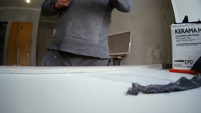 Подоконники из керамогранита, подготовка дверных проемов. смотреть онлайн