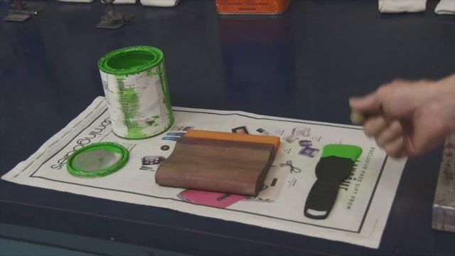 How to screen print a hand cut stencil смотреть онлайн