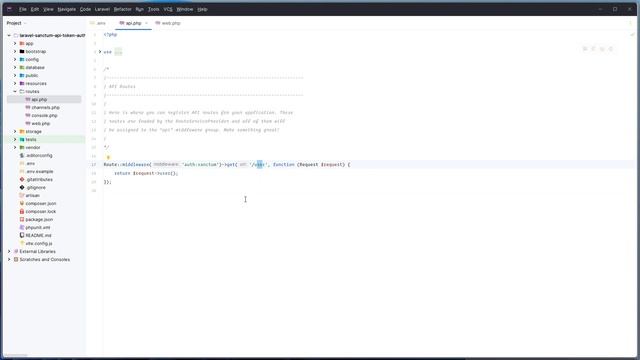02. Make Auth Route File (Laravel Sanctum API Token Authentication) смотреть онлайн