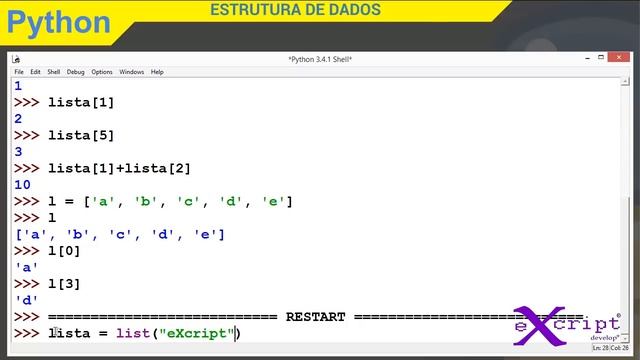Curso de Python - Aula 44 - Class List I - eXcript смотреть онлайн