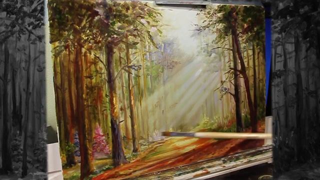 Как написать пейзаж, не выходя из дома. Часть 2. смотреть онлайн