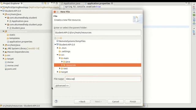 Spring Boot How to insert record into H2 database 27 смотреть онлайн