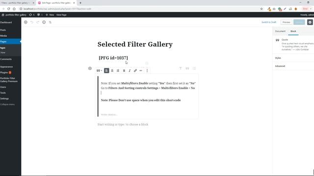How To Use Selected Filter Setting - Portfolio Filter Gallery WordPress Plugin смотреть онлайн