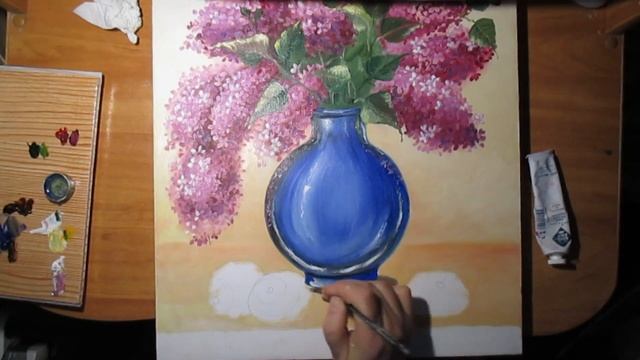 Синяя ваза .Магия ультрамарина.