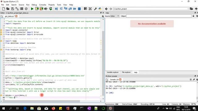 Contoh Proyek Python: Pembuatan Aplikasi Berbasis Python Crawling and Plotting Data Log Part 1 смотреть онлайн