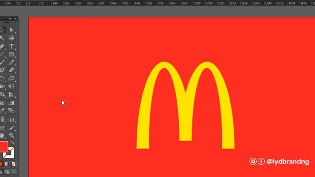 Mcdonald's Logo Design | Adobe Illustrator смотреть онлайн