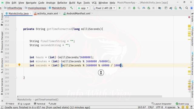 How to create Music Player App in Android with Java | Music Player App| Play Music Code Part 9 смотреть онлайн