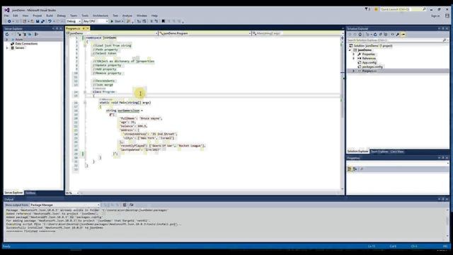 JSON For C# Developers смотреть онлайн
