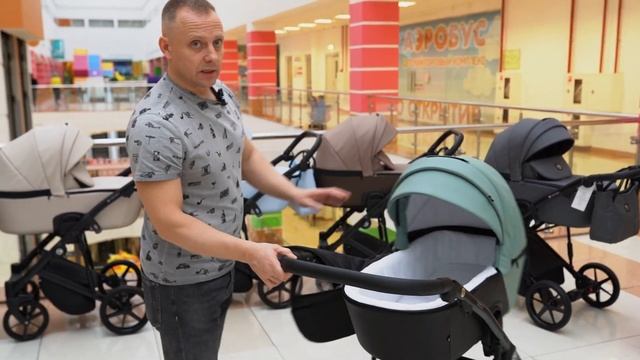 Обзор детской коляски Adamex Mobi Air @koliaskid.ru, @kolyaska.777 ТЦ Аэробус Москва
