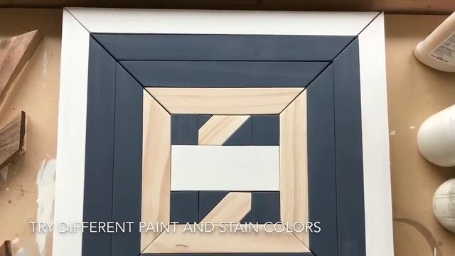 I LOVE this DIY Scrap Wood Wall Art - Steps to Make Geometric Art for Beginners смотреть онлайн