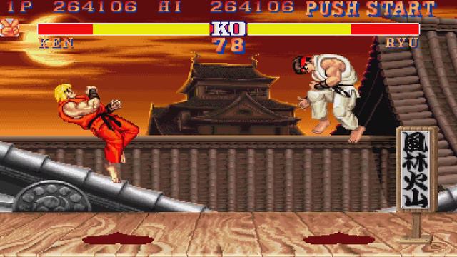 Capcom Arcade Stadium Street fighter 2 World Warrior Ken vs Ryu смотреть онлайн