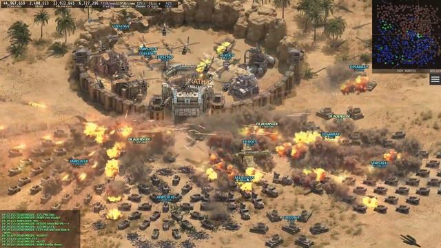 Desert order Game Play Video -- Helicopter Base Attack [20 turrets] смотреть онлайн
