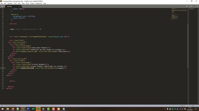 [DW] Aula 14 - Exemplo de CRUD Cadastro em PHP, Bootstrap, Mysql смотреть онлайн