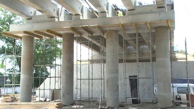 В Армавире возвели основной конструктив второй ветки Ефремовского путепровода