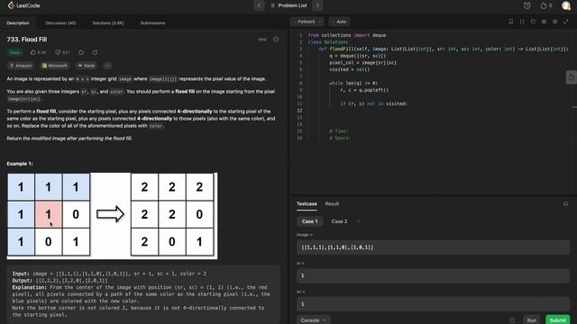 LeetCode 733 - Flood Fill: A Microsoft Journey смотреть онлайн