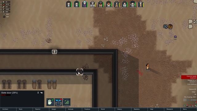 Rimworld Alpha 13 - 14. Battlement Battle - Let's Play Rimworld Gameplay смотреть онлайн