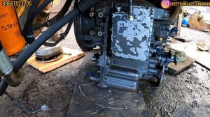 установка АКПП  Дана Спайсер на эп New Holland lb115b