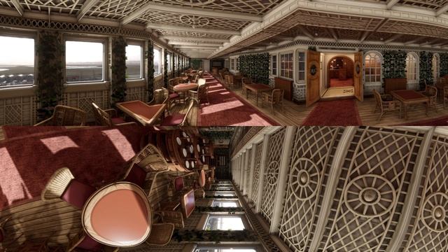 360° Experience Inside the TITANIC Part.1 Deck A&B 8K Virtual Tour Panoramas (Honor and Glory DEMO смотреть онлайн