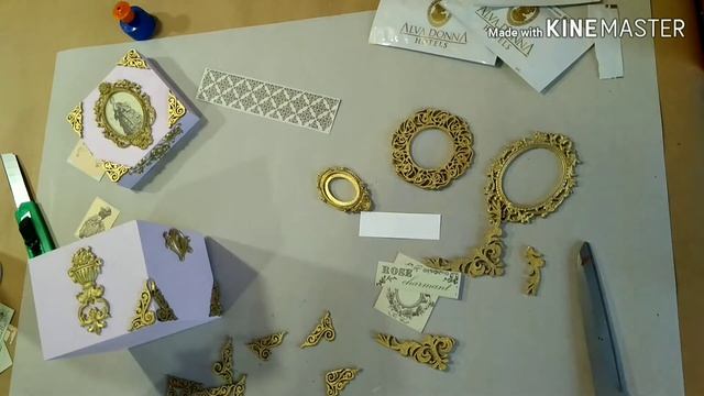 DIY. ✔️Box Decoration. Workshop. Decoration Idea. Декоративная шкатулка своими руками. смотреть онлайн