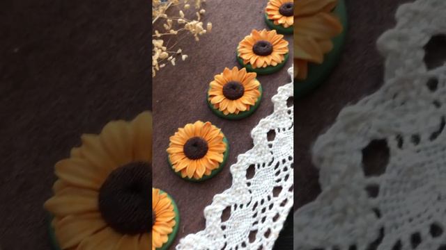 Подсолнухи • Полимерная глина #цветы #полимернаяглина #шортс смотреть онлайн