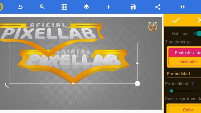 COMO HACER LOGO CON TEXTO 3D USANDO PIXELLAB Y PHOTOSHOP ANDROID PART 1 смотреть онлайн