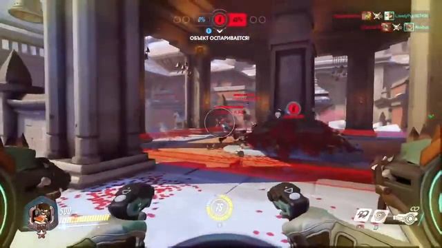 Игровой момент Overwatch #9 D VA смотреть онлайн