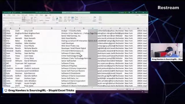 How to Recruit & Pipeline at Scale & with Excel Tricks #GregDoesSourcing #LiveStream #SourcingIRL смотреть онлайн