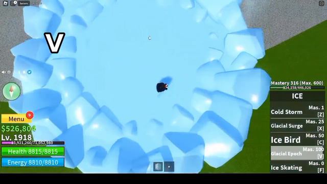 Обзор, фрукта Льда в Blox fruit 😱... смотреть онлайн