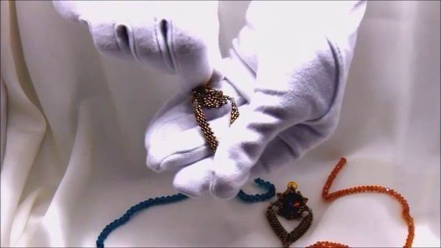 Серьги Этна из бисера миюки с кристаллами сваровски смотреть онлайн