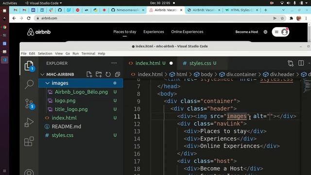 Build Airbnb clone using HTML and CSS - Part 1 смотреть онлайн