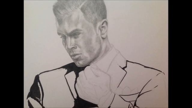 Alex Turner Portrait sketch смотреть онлайн