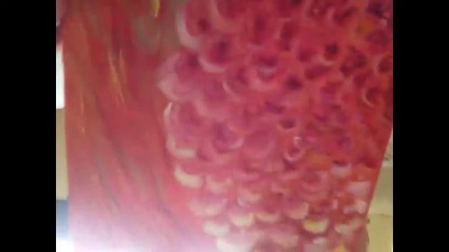 How to color a canvas with acrylic colors from brightness to darkness смотреть онлайн