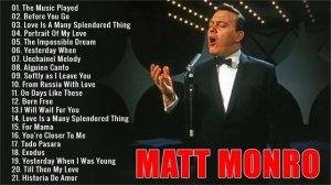 Matt Monro Greatest Hits Collection 2023🥒🥒 Best Matt Monro Songs Of All Time