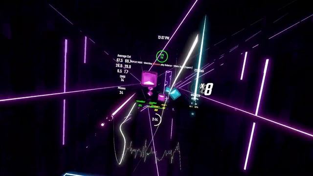 I SUCK AT BLOCK SLICING GAME [Beat Saber "Villain Virus"] смотреть онлайн