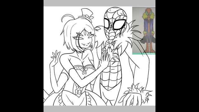 "Spider Sans x Muffet" {SPEEDDRAW} смотреть онлайн