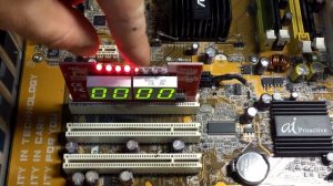 Тестим карту для проверок материнских плат