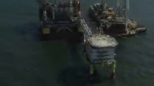 ЛУКОЙЛ:НЕФТЯНАЯ ПЛАТФОРМА В КАСПИЙСКОМ МОРЕ