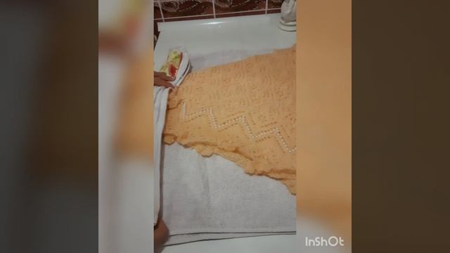 СТИРКА и БЛОКИРОВКА Шали из ангоры смотреть онлайн